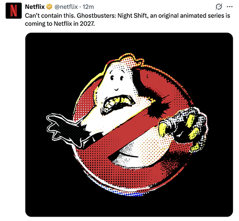 Ghostbusters: Night Shift Ghostbusters Tweet
